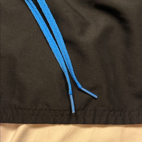 Nike Men's Black and Blue Athletic Shorts swim trunks XLT pockets, elastic waste - Picture 6 of 8
